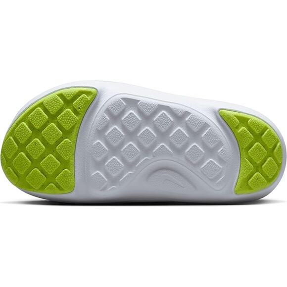 NWT Nike unisex Aqua Swoosh Little Kids' Sandals,White/Pure Platinum/Volt-Sz 11 - Picture 7 of 7